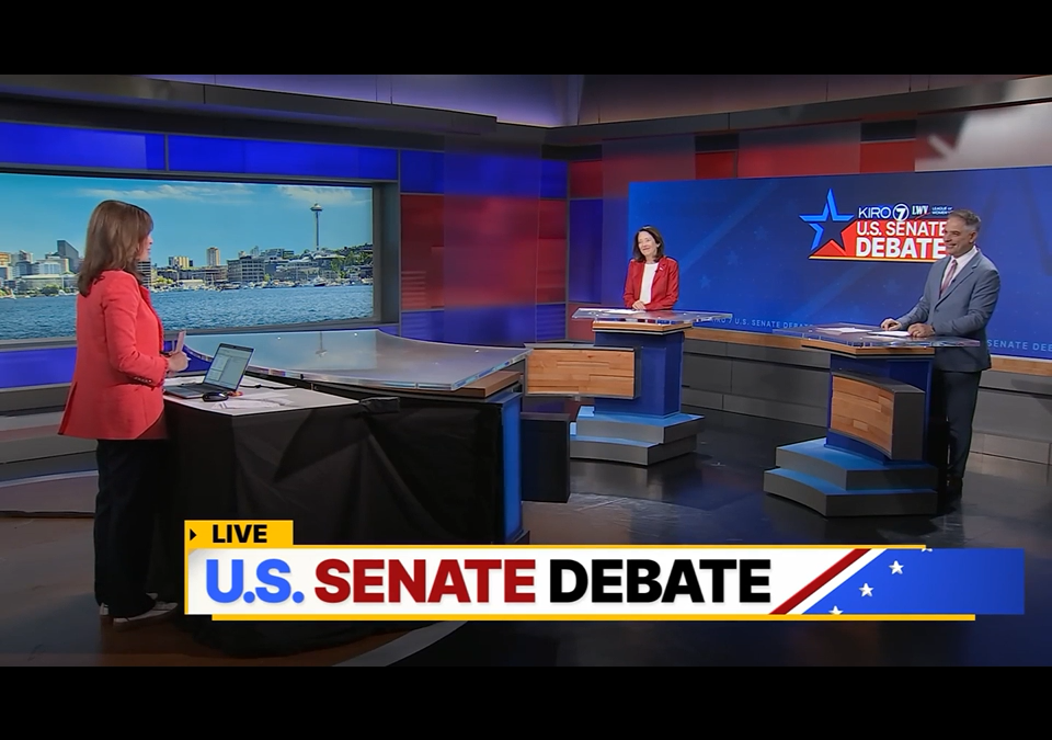 Watch second U.S. Senate Debate in Seattle